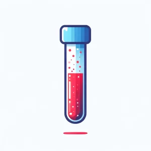 sed rate blood test (ESR) sedimentation in a test tube