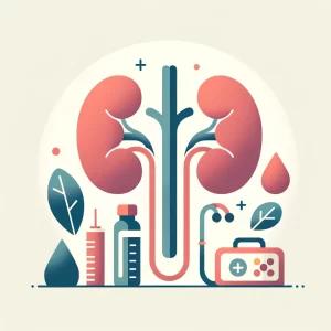 kidneys showing the bun creatinine blood test being low or high