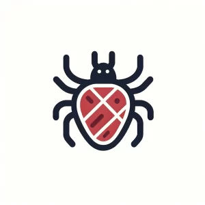 A tick bite representing a meat allergy called alpha gal syndrome