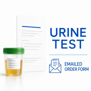 A lab test order form from true health labs showing that if the test is ordered they will get a emailed order form.